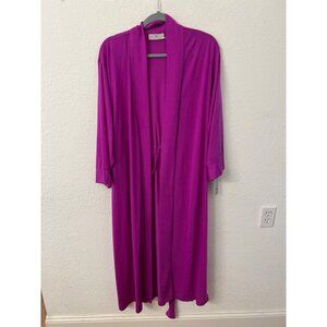 Natori plum Congo robe womens size large